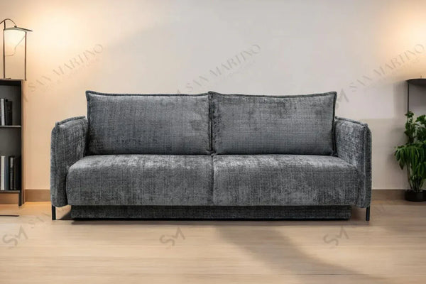 Canapé Convertible ARMANI Marbella Gris Anthracite - Module Rêve Maroc