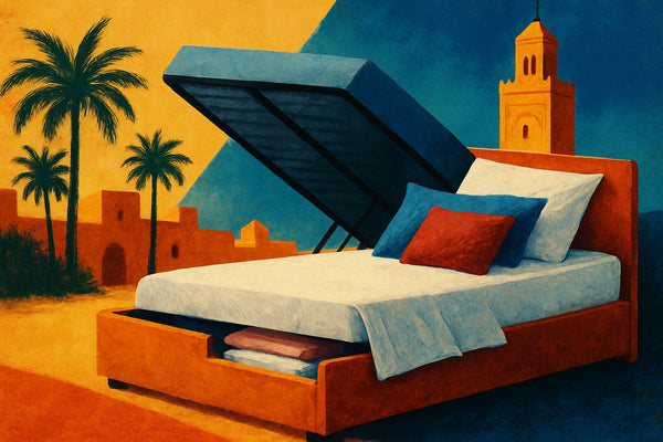 Guide d'achat pour un lit coffre à Marrakech