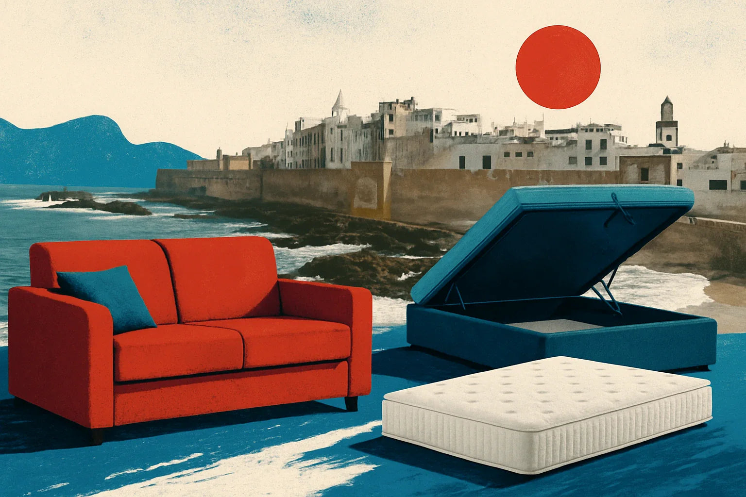 Découvrez la Literie à Essaouira : Canapés, Lits Coffres et Matelas