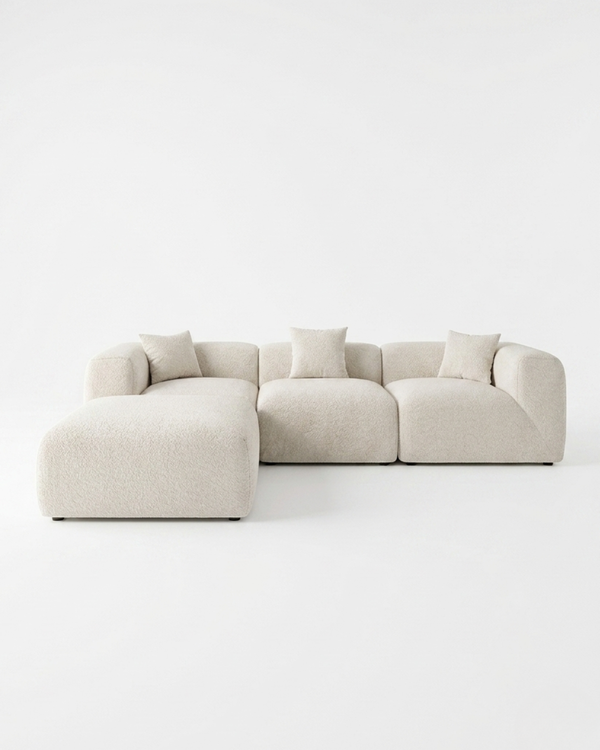 Canapé Nébuleux Modulable 300x200 — Velours Haut de Gamme | Casablanca, Maroc