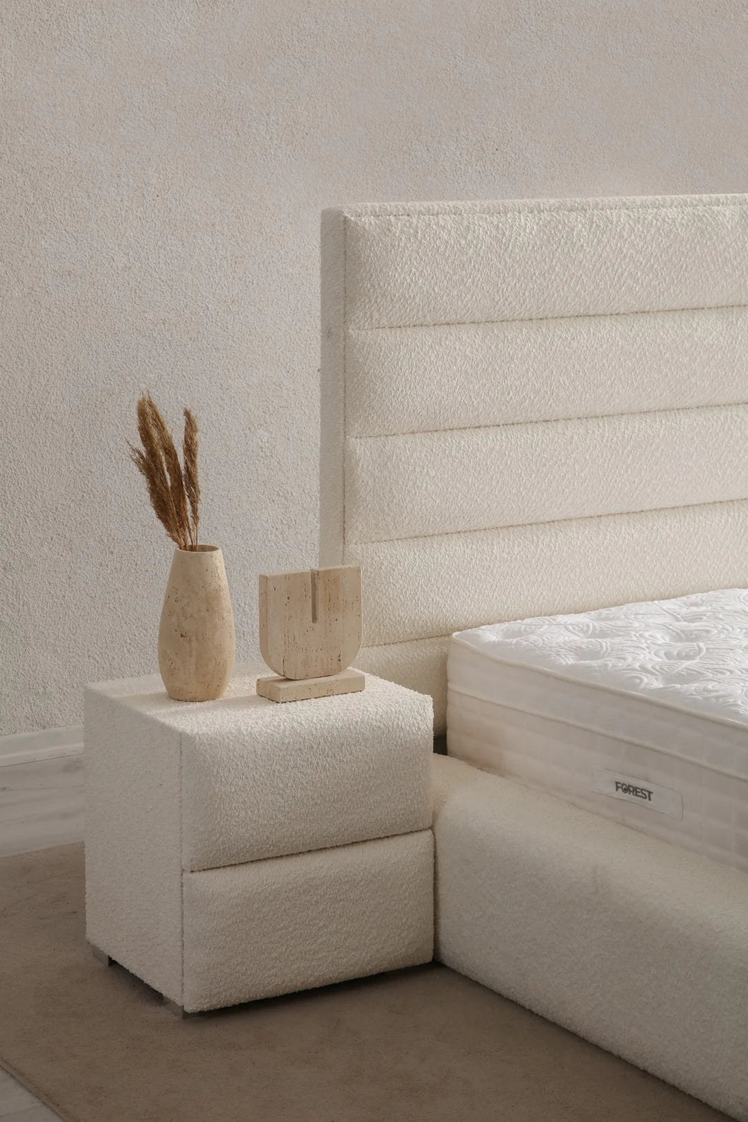 Lit MIAMI avec TV Escamotable Intégrée — Lit Connecté Luxe | Maroc