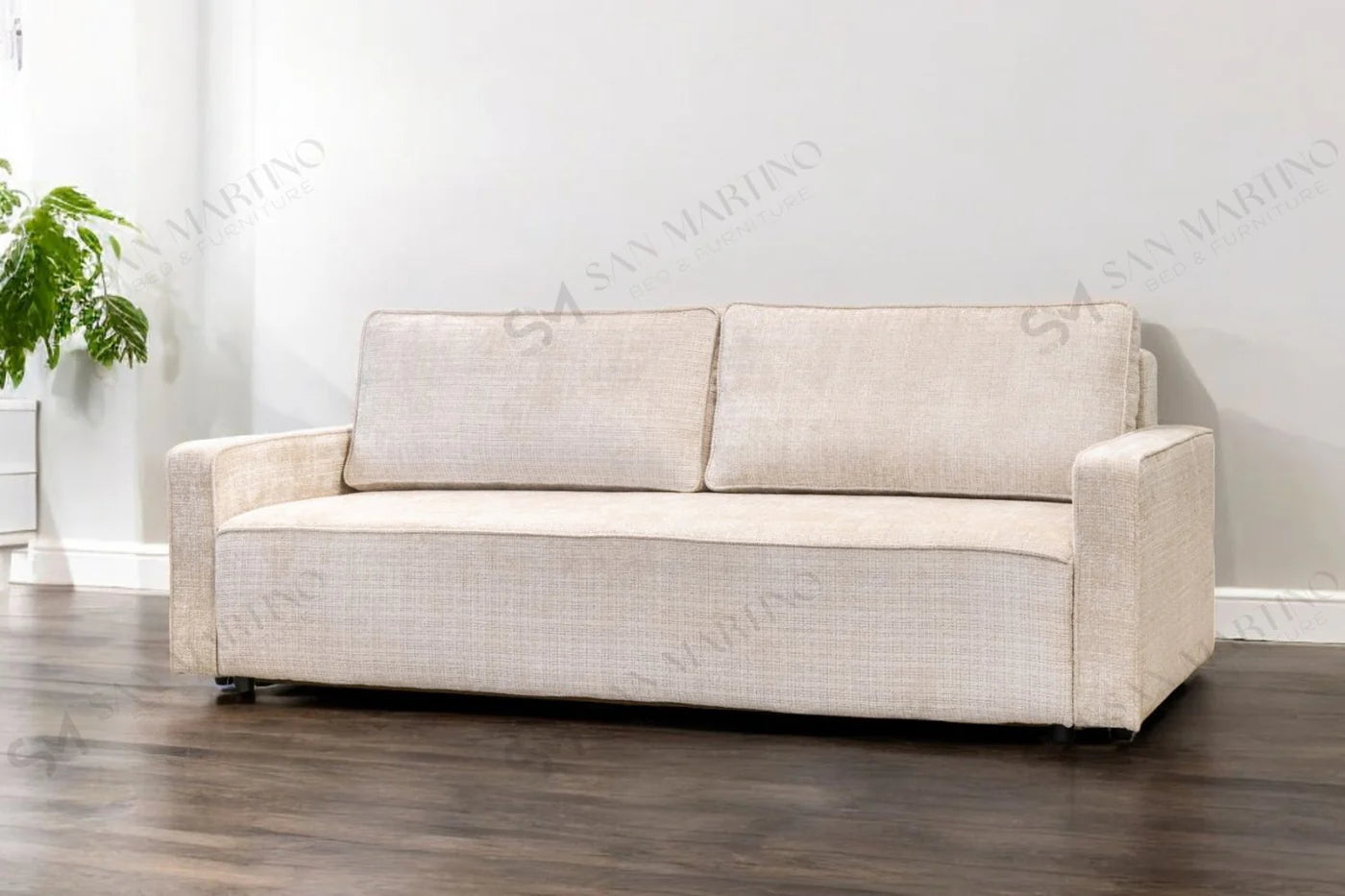 Canapé Convertible Palma Marbella Blanc cassé