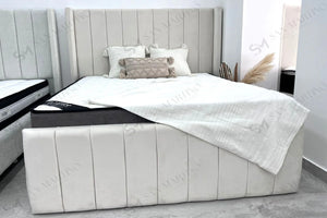 Cadre De Lit TOKYO BIANCA - Velours - Module Rêve  Maroc