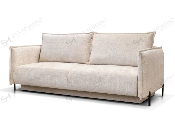 Canapé Convertible ARMANI Marbella Blanc cassé