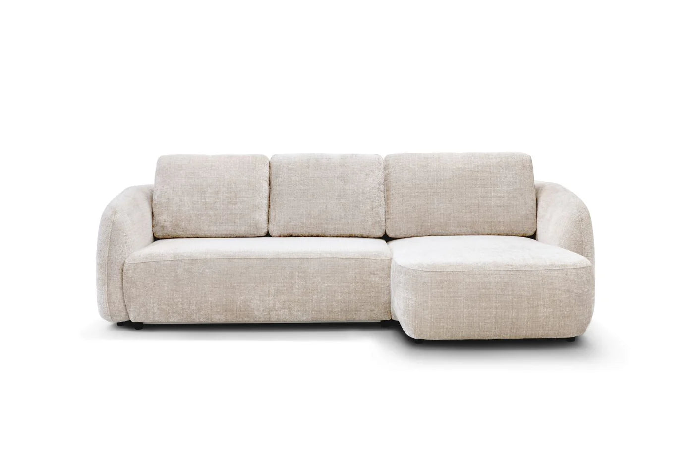 Canapé D'angle convertible Porto Marbella Blanc Cassé