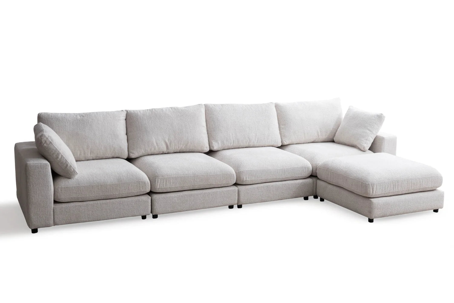 Canapé Élégance 4+ Pouf